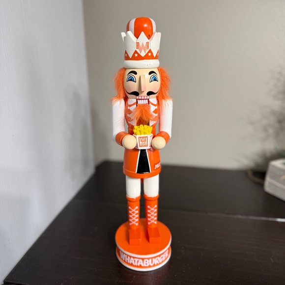 Whataburger Restaurant Fast Food 2022 Christmas Nutcracker Collectible Rare!